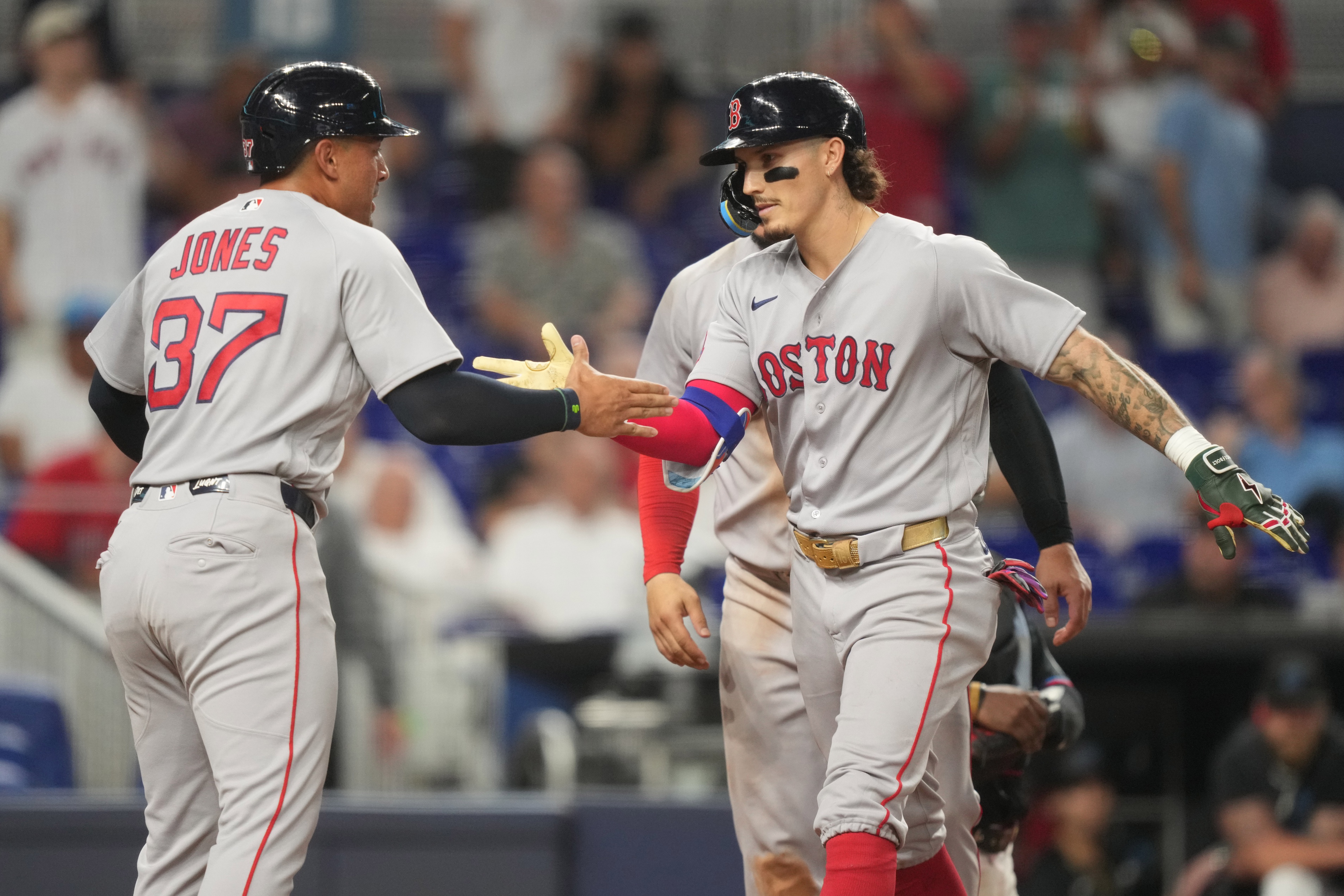 Jarren Duran’s 11th-inning grand slam rescues Red Sox after costly mistakes in 7-3 win over Marlins Jarren Duran’s 11th-inning grand slam rescues Red Sox after costly mistakes in 7-3 win over Marlins