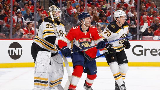 Bruins play rough, yet disciplined, to put Panthers on the ropes taken at BSJ Headquarters (Bruins)