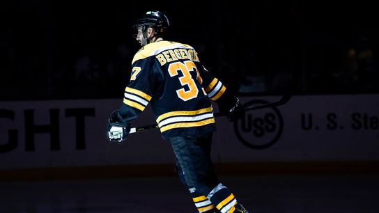 Ryan: In pursuit of one final run with Bruins, Patrice Bergeron hopes to end his Hall-of-Fame career on his own terms taken at BSJ Headquarters (Bruins)