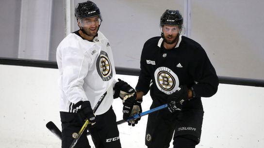 Ryan: So … what’s the hold-up on Patrice Bergeron & David Krejci’s potential returns to Bruins? taken at BSJ Headquarters (Bruins)