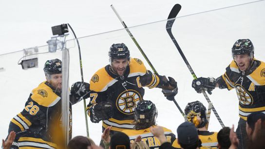 Can Carolina slow down a reunited - and revitalized - Bruins top line? It might determine how long this series lasts  taken at BSJ Headquarters (Bruins)