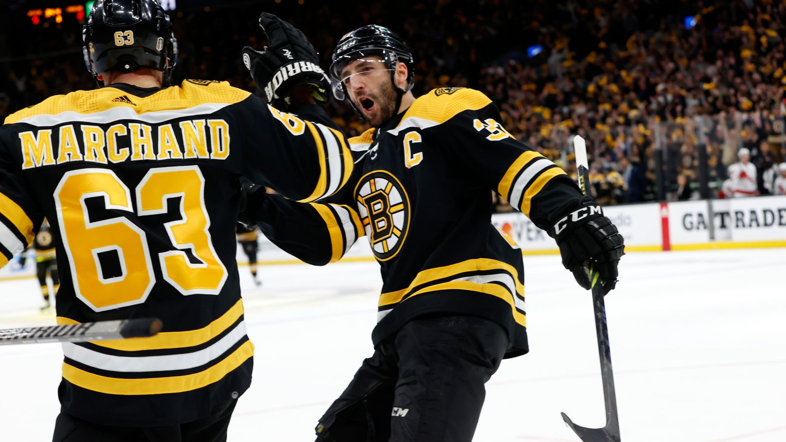 If Patrice Bergeron is reportedly back 