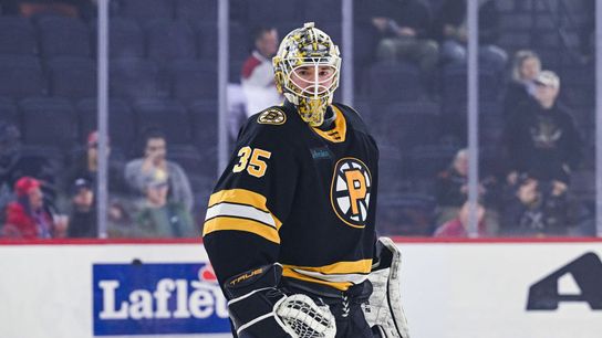 NHL Notebook: Brandon Bussi soaking up experience between Providence and Boston taken at BSJ Headquarters (Bruins)