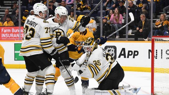 Haggerty: Defense first for Bruins against Predators  taken at BSJ Headquarters (Bruins)
