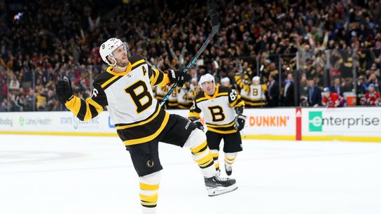 As David Krejci closes chapter on esteemed career in Boston — what’s next for Bruins? taken at BSJ Headquarters (Bruins)