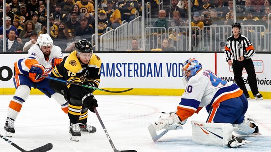Bruins 2, Islanders 1 (OT) - Marchand wins it taken at BSJ Headquarters  (Bruins)