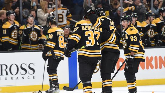 BSJ Game Report: Bruins 5, Red Wings 1 - Bergeron’s 4-goal game paces B’s past Detroit   taken at TD Garden (Bruins)