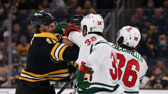 BSJ Game Report: Wild 3, Bruins 2 - Minnesota lands knockout punch in scrappy tilt at TD Garden  taken At TD Garden (Bruins)