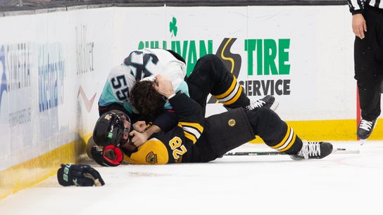 On up-and-down night, Bruins’ bottom-six provides some much-needed pushback against Kraken taken At TD Garden (Bruins)