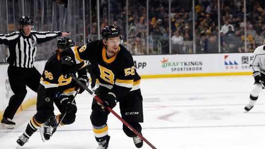 Is Erik Haula’s traction on the second line alleviating - or complicating - Bruins’ concerns down the middle?  taken At TD Garden (Bruins)