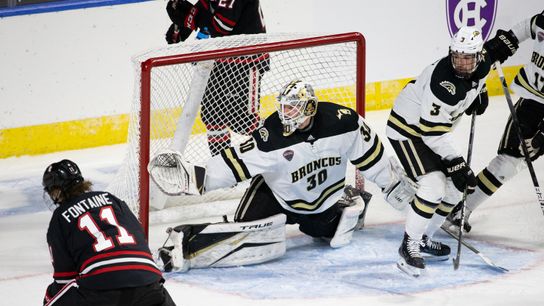 Bruins add to prospect pool with Western Michigan goalie Brandon Bussi taken at Warrior Ice Arena (Bruins)