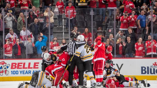 BSJ Game Report: Red Wings 5, Bruins 3 - Bruins run out of gas in Detroit; Lindholm injured taken at BSJ Headquarters (Bruins)