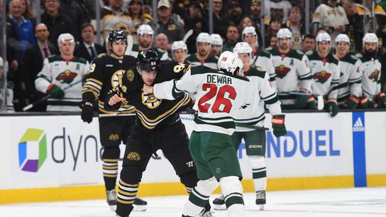 Haggerty: Jakub Lauko brings the fight to Bruins taken at TD Garden (Bruins)