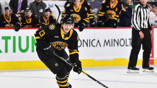 Rookie Camp Report: Despite crowded depth chart, Jakub Lauko is 'going to push' for NHL reps taken at Warrior Ice Arena (Bruins)