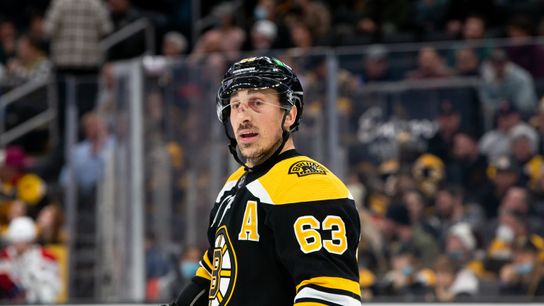 With Brad Marchand set to return, how will Bruce Cassidy reshuffle Bruins’ lineup? taken at BSJ Headquarters (Bruins)