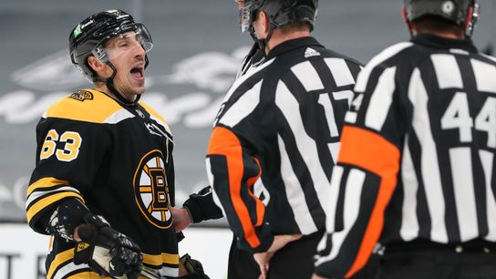 Brad Marchand to appeal 'steep' suspension; Bruins might have dodged bullet with Grzelcyk  taken at BSJ Headquarters (Bruins)