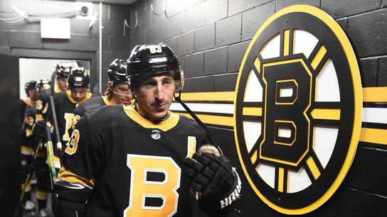 Ryan: How do Bruins manage to stay afloat if Brad Marchand is sidelined for an extended stretch? taken at BSJ Headquarters (Bruins)