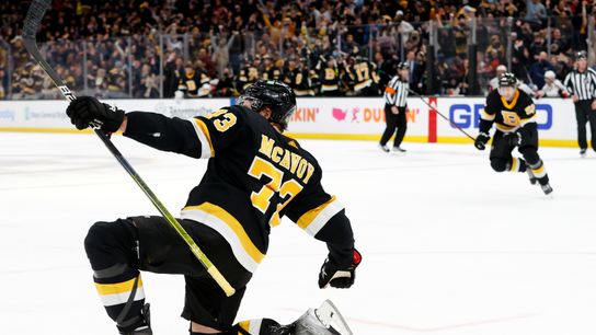 Ryan: Stepping into void left by Brad Marchand’s injury, Charlie McAvoy ‘rises up’ once again for Bruins  taken At TD Garden (Bruins)