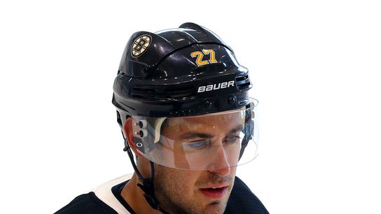 Given challenges of past few years, a game back in a Bruins sweater was already a victory for John Moore on Friday taken at BSJ Headquarters (Bruins)