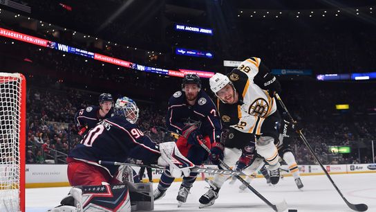 Final: Bruins 2, Blue Jackets 1  - Pastrnak gets game-winner, B's clinch Presidents' Trophy taken at BSJ Headquarters (Bruins)