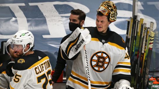 With Tuukka Rask out until 2022 due to hip surgery - what’s the plan in net for Boston? taken at BSJ Headquarters (Bruins)
