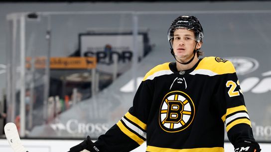 Rookie Camp Report: Jack Studnicka has bulked up, but is he still on outside looking in at a roster spot? taken at BSJ Headquarters (Bruins)