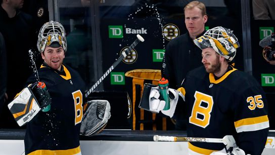 Haggerty: Time for Bruins to run with Swayman  taken at BSJ Headquarters (Bruins)