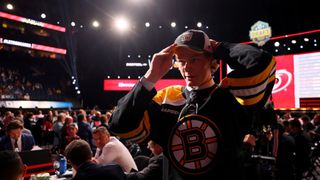 Haggerty: Should the Bruins trade first round picks to win now?  taken at BSJ Headquarters (Bruins). Photo by Imagn Images