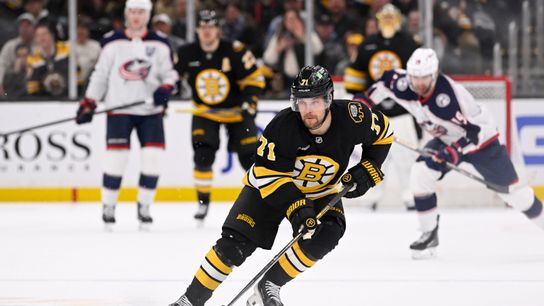 Haggerty: Bruins must make tough decision on Arvidsson taken at TD Garden. Photo by Eric Canha-Imagn Images