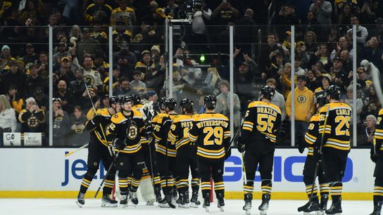 Haggerty: 'Must-win' for scuffling Bruins headed into break taken at TD Garden. Photo by Imagn Images