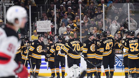 Haggerty: Bruins put a bow on stellar regular season  taken at TD Garden. Photo by Bob DeChiara-Imagn Images