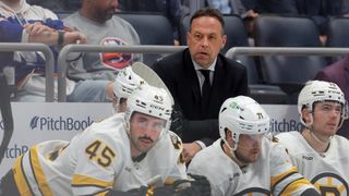 Haggerty: Sturm's steady hand led way back to B's playoffs  taken at Warrior Ice Arena (Bruins). Photo by Brad Penner-Imagn Images