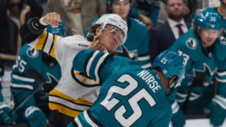 Haggerty: Sturm making bold move with Zadorov scratch  taken at BSJ Headquarters (Bruins). Photo by Stan Szeto-Imagn Images