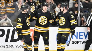 Haggerty: Bruins passing chemistry test with flying colors taken at TD Garden (Bruins). Photo by Eric Canha-Imagn Images