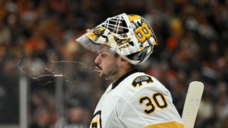 NHL Notes: The win was worth the wait for B's, DiPietro  taken at BSJ Headquarters (Bruins). Photo by Griffin Hooper-Imagn Images