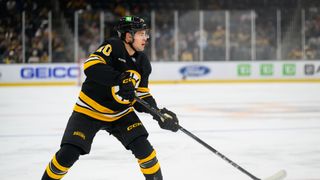 NHL Notes: Peterka scoring early, often for the Bruins  taken at BSJ Headquarters (Bruins). Photo by Adam Richins