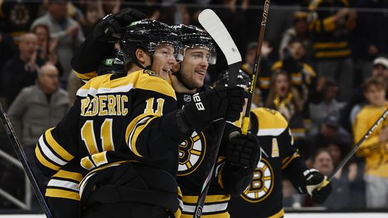 NHL Notebook: Frederic working to snap out of early funk  taken at BSJ Headquarters (Bruins)
