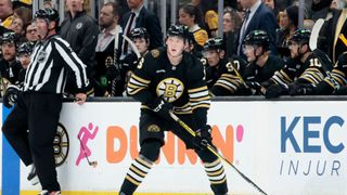 NHL Notes: Lohrei at a crossroads with the Bruins  taken at BSJ Headquarters (Bruins). Photo by Getty Images