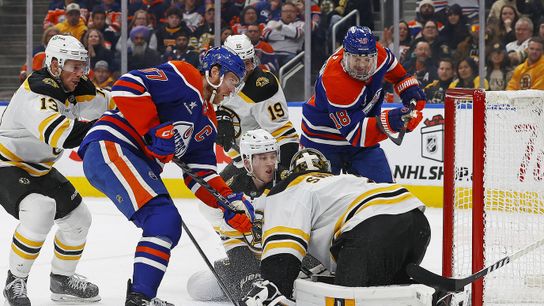 Haggerty: Swayman falters at end of road trip  taken at BSJ Headquarters (Bruins)