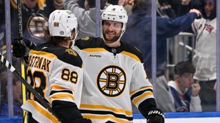 Haggerty: Bruins looking at a big price tag to keep Zacha; McAvoy suspended six games taken at BSJ Headquarters (Bruins). Photo by Imagn Images