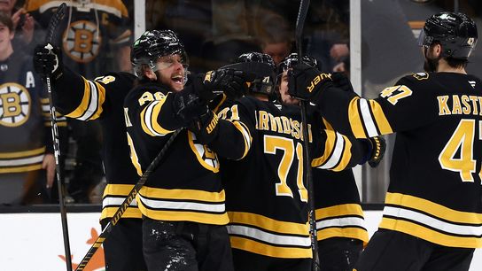 Haggerty: Bruins shine during snowy day of adversity  taken at TD Garden (Bruins)