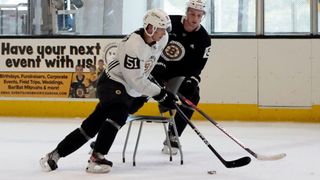 BSJ Live Q&A: Haggerty on Hagens rookie camp, open of B's camp - 2 p.m. Friday 09.18.26 taken at BSJ Headquarters (Live Q&amp;A). Photo by Imagn Images