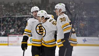 Haggerty: Bruins Youth Movement hits pause in Dallas loss  taken at BSJ Headquarters (Bruins). Photo by Jerome Miron-Imagn Images