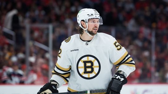 Bruins Notebook: Peeke lost 'week-to-week' with hand injury taken at Warrior Ice Arena (Bruins)