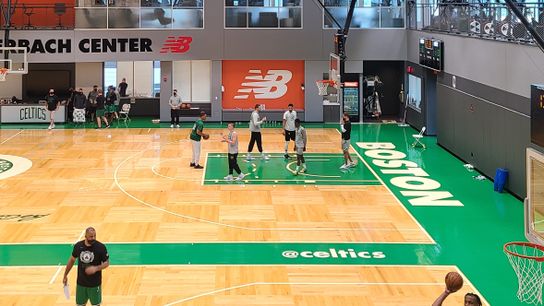 Boston Celtics practice notes: Captains, starting lineups, and slimmer Grant Williams taken at the Auerbach Center (Celtics)