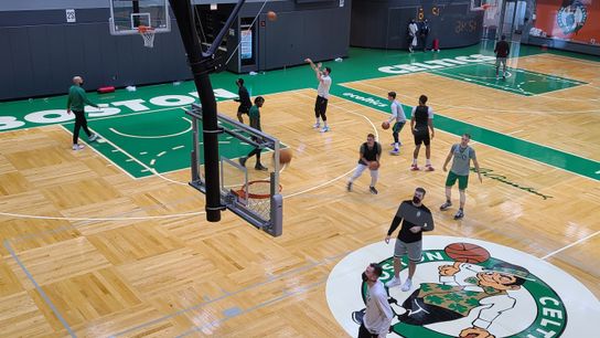 Robert Williams learning to play with Al Horford, leaving the refs alone, and other practice notes taken at the Auerbach Center (Celtics)