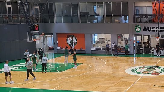 Jabari Parker out, Brodric Thomas in, Celtics roster is set for now , and other practice notes taken at the Auerbach Center (Celtics)