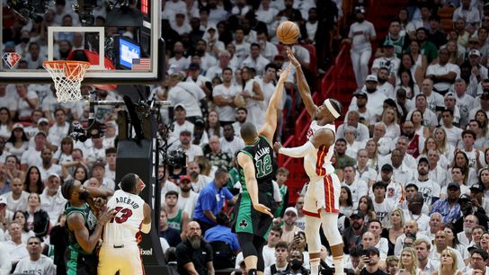 Miami’s inability to land knockout punch early gave Celtics all they needed to put themselves on brink of NBA Finals  taken at BSJ Headquarters (Celtics)