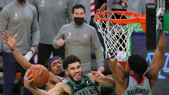 Karalis: Celtics talk a good game, now let's see if they can play one  taken at BSJ Headquarters (Celtics)