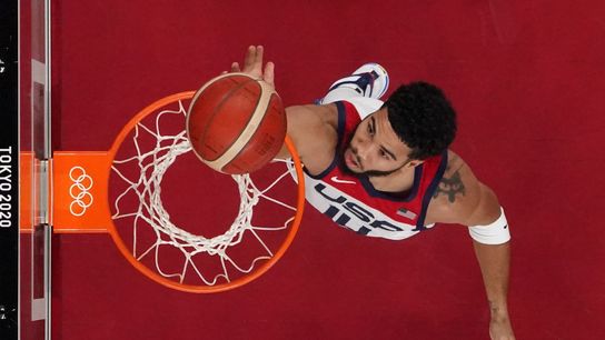 Jayson Tatum finally breaks out as Team USA advances to Olympic quarterfinals taken at BSJ Headquarters (Celtics)